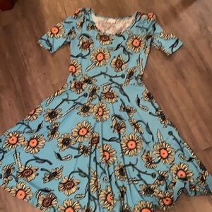 Size L Lularoe Nicole A-line dress size L